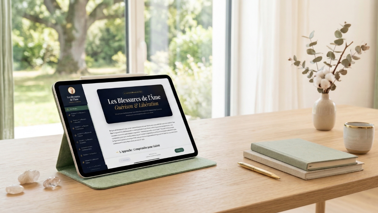 Aperçu de l'atelier Les Blessures de l'Âme sur iPad