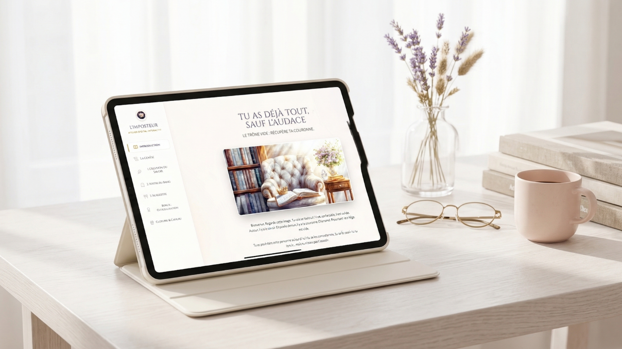 Aperçu de l'atelier Syndrome de l'Imposteur sur iPad